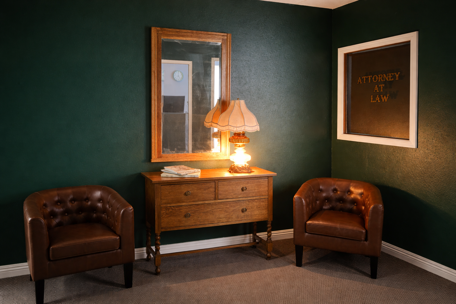 Gunslaw office waiting area